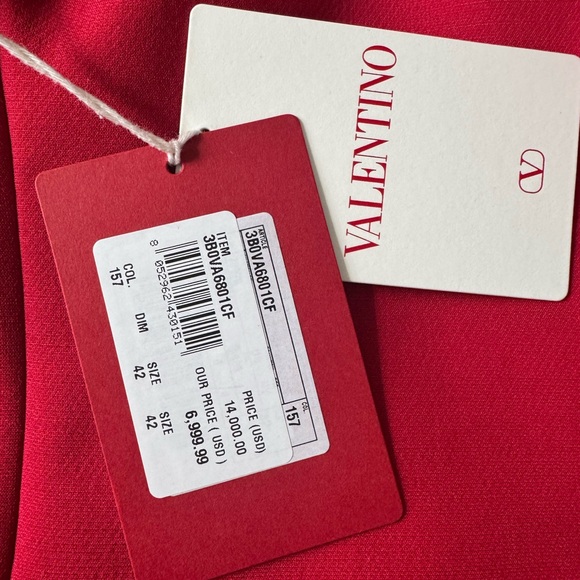 Valentino Garavani Women's Rose- Appliqué Strapless Minidress - Picture 3 of 4